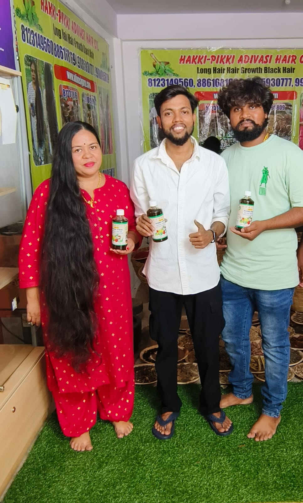 ADIVASI HAKKI PIKKI HAIR OIL with (5.0 ⭐⭐⭐⭐⭐ 19,345 REVIEWS) Globally